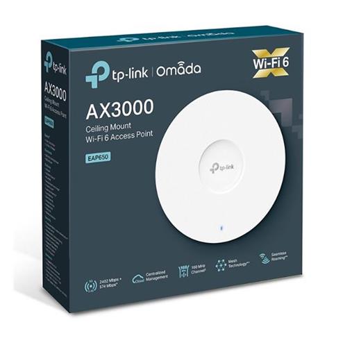 Tp-Lınk Eap650 Ax3000 Tavan Tipi Wıfı6 Access Poınt