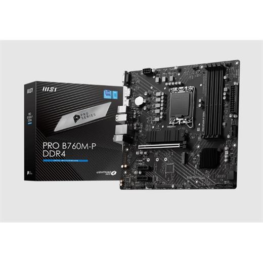 Msı Pro B760M-P D4 1700P Vga Hdmi Dp Pro B760M-P Ddr4