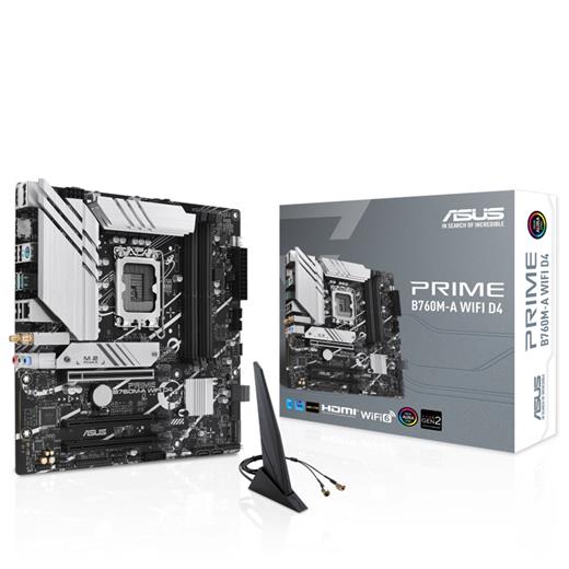 Asus Prıme B760M-A Wıfı D4  B760 Ddr4 M.2  Dp/Hdmı  Pcı 4.0 1700P Anakart