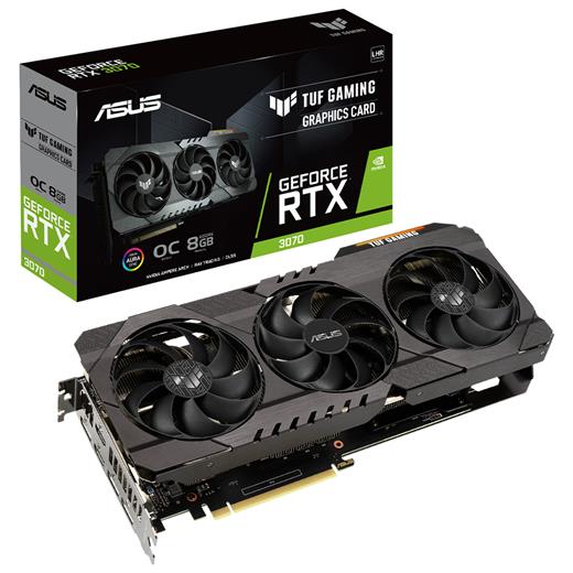 Asus Tuf-Rtx3070-O8G-V2-Gamıng  8Gb Lhr 256Bit Gddr6 Ekran Kartı