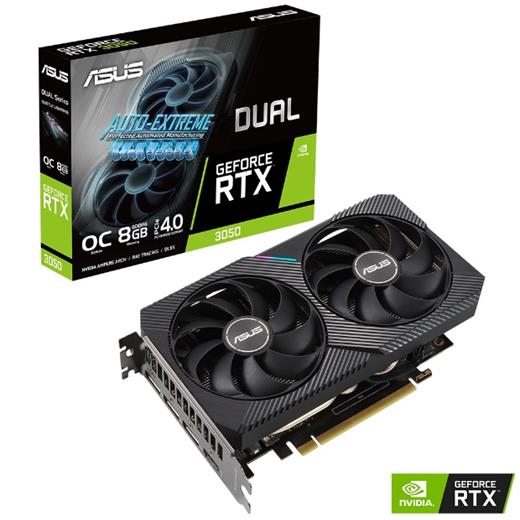 Asus Dual-Rtx3050-O8G 8Gb Gddr6 128 Bit Ekran Kartı