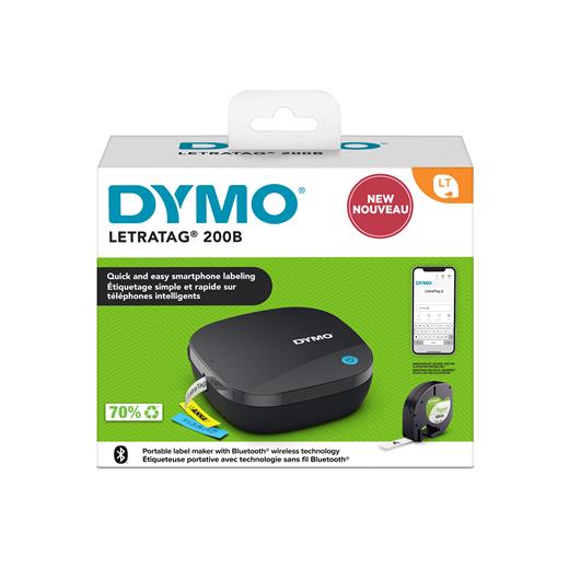 Dymo (2172855) Letratag 200B Bluetooth Etiketleme Makinesi - 12 Mm. Letratag Şeritlerle Uyumlu (850.50.10.0008)