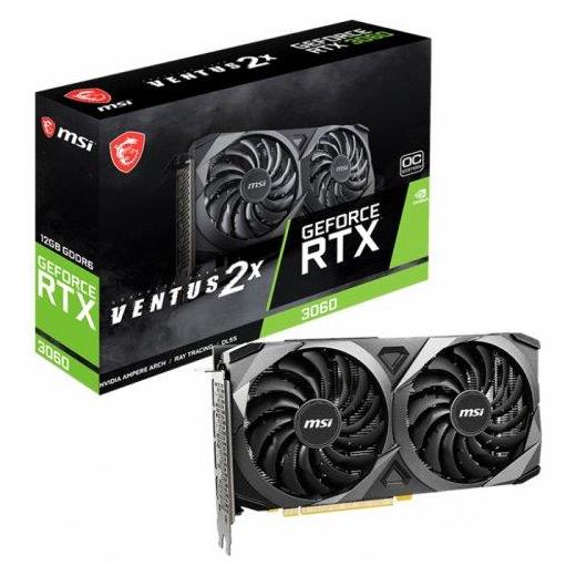 Msı Rtx 3060 Ventus 2X 12G Oc 192 Bit Gddr6 12 Gb Ekran Kartı