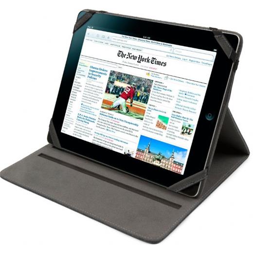 Muvit Easel Sert Ipad 2/Ipad 3/Ipad 4. Nesil Kılıf ve Standı (Siyah)