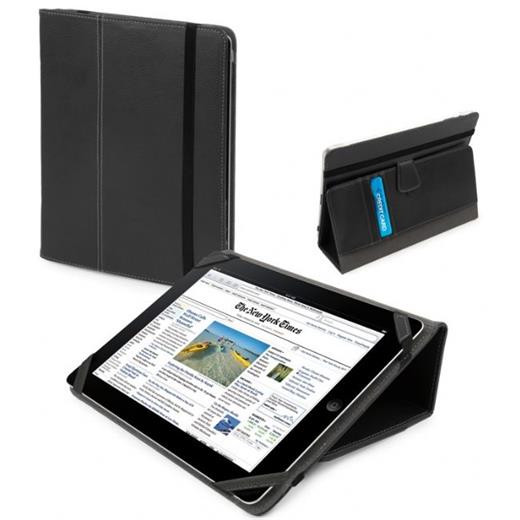 Muvit Business Sert Ipad 2/Ipad 3/Ipad 4. Nesil Kılıf ve Standı (Siyah)