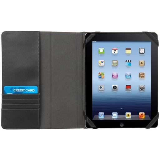 Muvit Business Sert Ipad 2/Ipad 3/Ipad 4. Nesil Kılıf ve Standı (Siyah)