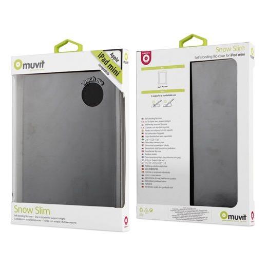 Muvit Snow Slim Ipad mini Kılıf ve Standı (Siyah)
