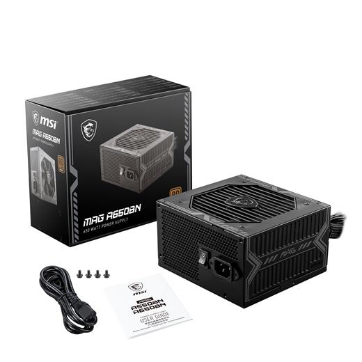 Msı Mag A650Bn 650W 80+Bronze 120Mm Fan Power Supply