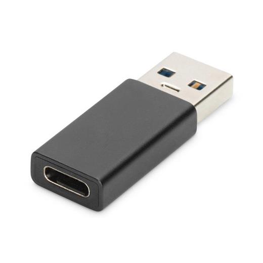 Digitus AK-300524-000-S USB Type-C Adapter Type A to C M/F 3A, 5GB, 3.0 Version Black