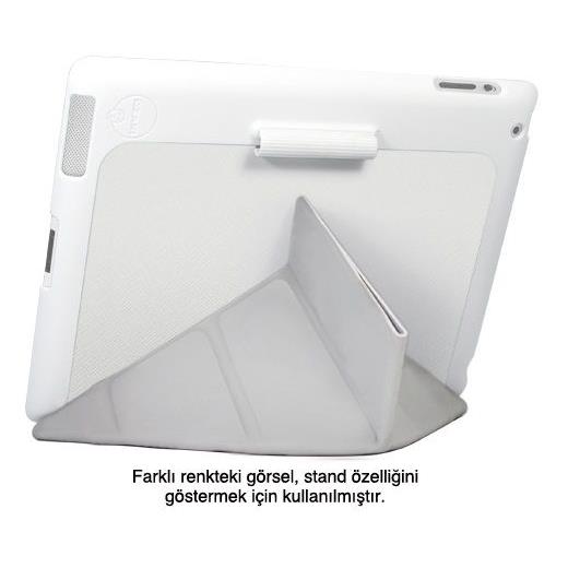 Ozaki iCoat Slim Y Sert Ipad 2/Ipad 3/Ipad 4. Nesil Kılıf ve Standı (Siyah)