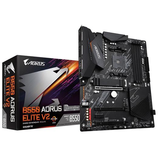 Gıgabyte B550 Aorus Elıte V2 Ddr4 Hdmı Dp Pcıe 16X V4.0 Am4 Atx