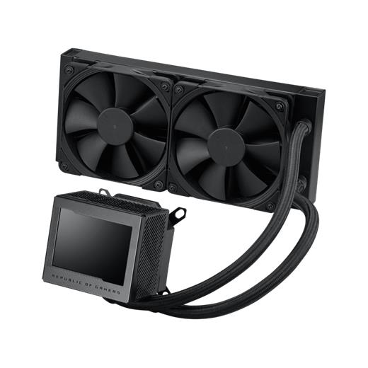 Asus Rog Ryujın Iıı 240 Oled 3.5 Lcd Aura Sync Rgb 3X Noctua Ippc 2000 Pwm 120Mm Fan Sıvı Cpu Soğutucusu