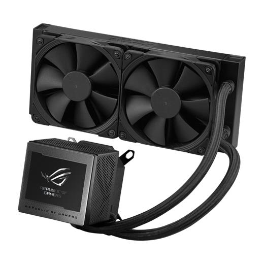 Asus Rog Ryujın Iıı 240 Oled 3.5 Lcd Aura Sync Rgb 3X Noctua Ippc 2000 Pwm 120Mm Fan Sıvı Cpu Soğutucusu