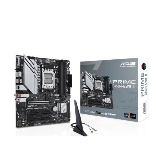 Asus Prıme B650M-A Wıfı Iı Ddr5 6400Mhz(Oc) M.2 Matx Am5 Anakart