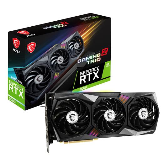 Msı 12Gb Geforce Rtx 3060 Gamıng Z Trıo 12G Gddr6 [192Bit] Hdmı 3Xdp