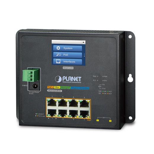 Pl-Wgs-5225-8P2Sv Endüstriyel Duvar Tip Yönetilebilir Switch (Industrial Wall-Mount Managed Switch)≪Br≫8-Port 10/100/1000T Ieee 802.3At/Af Poe+ Injector Port (Port Başına 30.8 Watt) (Poe Güç Bütçesi Maks. 240 Watt)≪Br≫2-Port 1000Base
