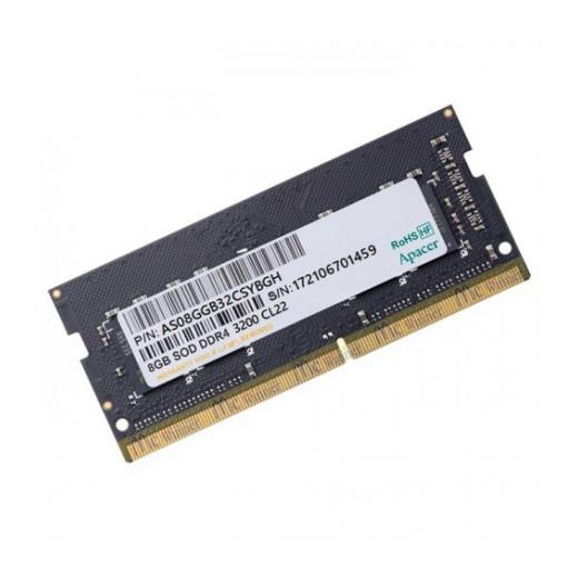 Apacer 8Gb (1X8Gb) 3200Mhz Cl22 Ddr4 Notebook Sodımm Ram (Es.08G21.Gsh)