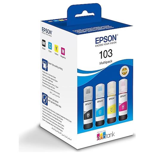 Epson C13T00S64A (103) 4 Renk Renkli Multıpack L5190/L3160/ L3156/ L3151/ L3150/ L3111/ L3110/ L1110