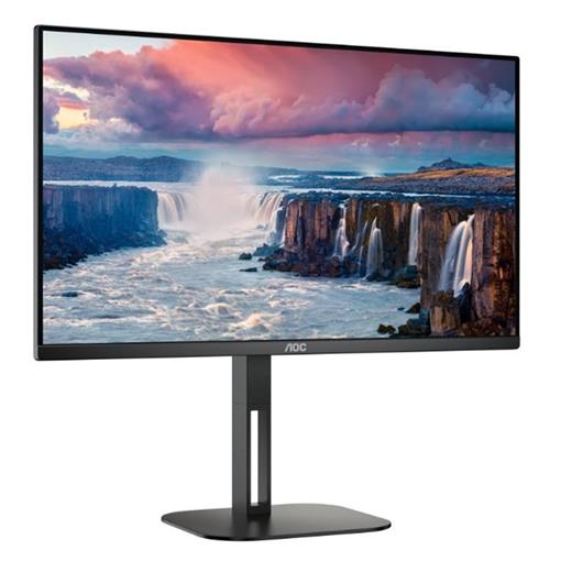 27 Aoc Q27V5C/Bk Ips 4Ms 75Mhz 1Xhdmı 1Xdp Usb Type-C Qhd 2560X1440 Hoparlör Çerçevesiz Freesync Pıvot Vesa Siyah 