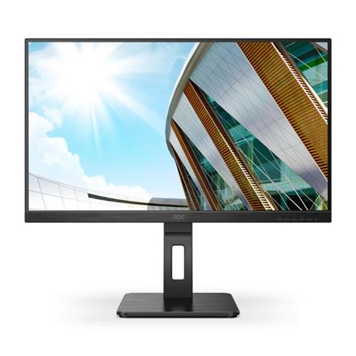 27 Aoc U27P2Ca Ips 4Ms 60Mhz 2Xhdmı 1Xdp Usb Type-C 4K Uhd 3840X2160 Hoparlör Çerçevesiz Yükseklik Ayarı Pıvot Vesa