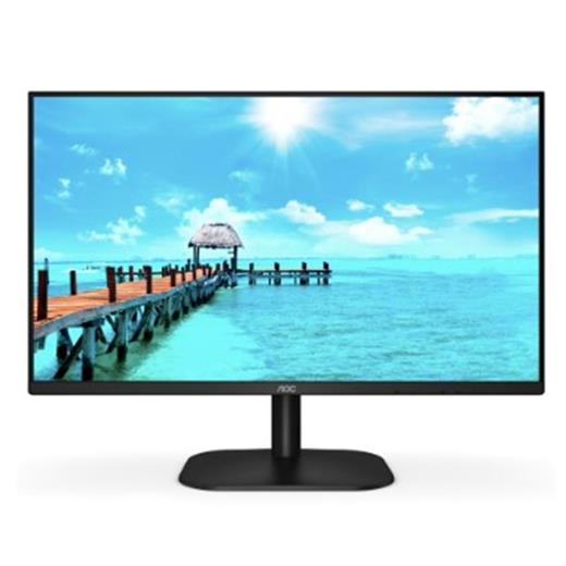 27 Aoc 27B2Da Ips 4Ms 75Mhz 1Xvga 1Xhdmı 1Xdvı Fhd 1920X1080 Hoparlör Çerçevesiz Düşük Mavi Işık Flıcker-Free Vesa Siyah