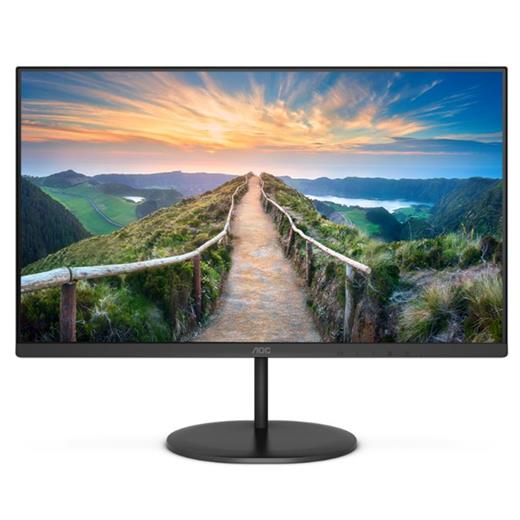 27 Aoc Q27V4Ea Ips 4Ms 75Mhz 1Xhdmı 1Xdp Qhd 2560X1440 Hoparlör Çerçevesiz Flıcker-Free Vesa Siyah