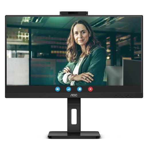 23.8 Aoc 24P3Cw 4Ms 75Mhz 1Xhdmı 1Xdp Usb Type-C Rj45 Fhd 1920X1080 Webcam Hoparlör Çerçevesiz Vesa 