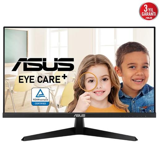 23.8 Asus Vy249Hge Ips 1Ms 144Mhz 1Xhdmı Fhd 1920X1080 Düşük Mavi Işık Flıcker-Free Freesync Gamıng Vesa Siyah 