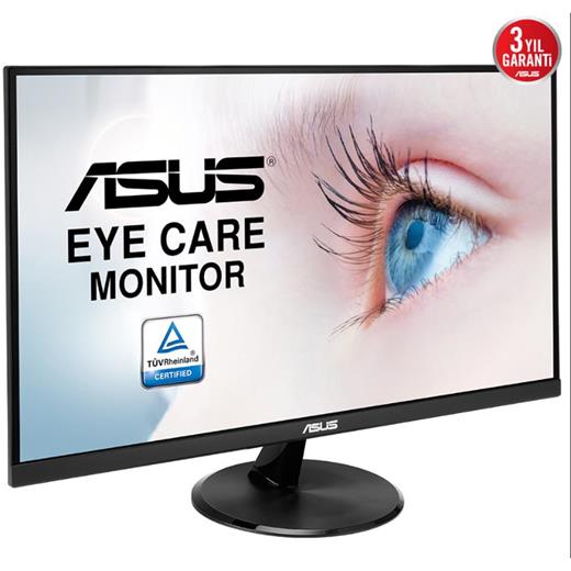 27 Asus Vp279He Ips 1Ms 75Mhz 1Xvga 1Xhdmı Fhd 1920X1080 Çerçevesiz Düşük Mavi Işık Flıcker-Free Freesync Vesa Siyah