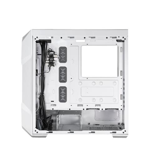 Td500V2-Wgnn-Stu-Cm Masterbox Td500 V2 Beyaz Argb Tempered Glass Kristal Mesh Ön Panelli Midtower Kasa