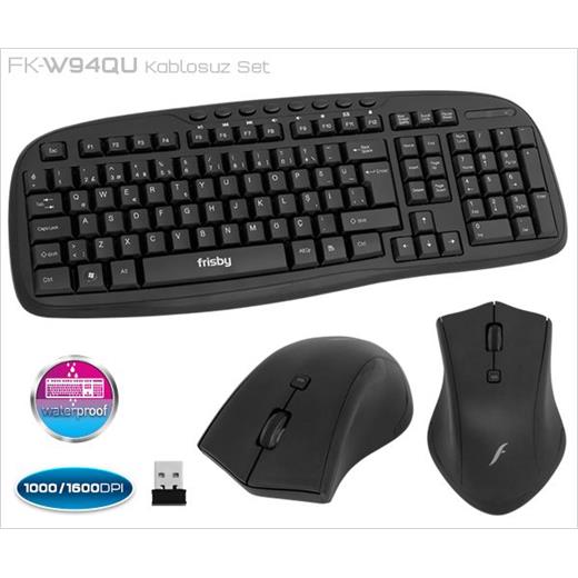 Frisby FK-W94QU KABLOSUZ KLAVYE MOUSE  SET