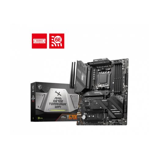 Msı Mag X670E Tomahawk Wıfı Am5 Ddr5 6600Mhz Atx