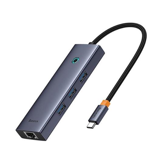 Baseus Ultra Joy 6In1 Multı Grı Type-C Hub Giriş:Type-C Çıkış:Usb X3, Type-C X1, Hdmı X1, Rj45 X1 B00052807813-00