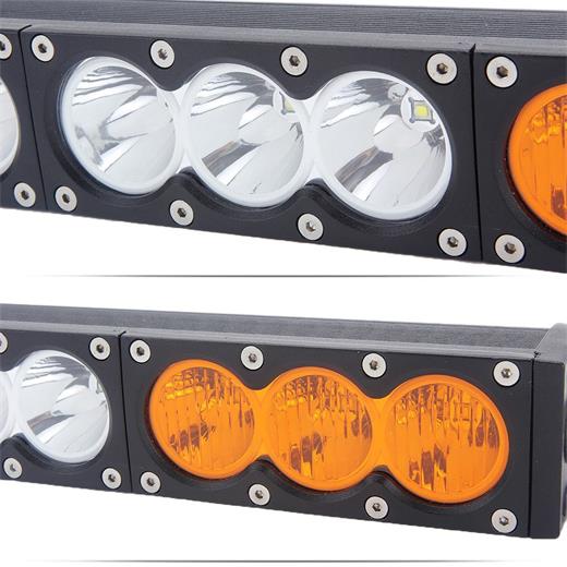180W 83Cm Düz Üniversal Yayıcı Delici Turuncu Beyaz Led Bar