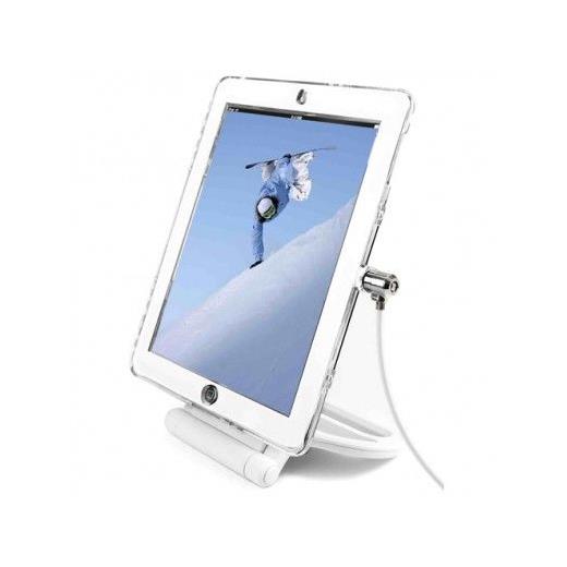 Maclocks Rotating Stand Ipad 2/Ipad 3/Ipad 4. Nesil Güvenlik Kilidi ve Kılıfı (Beyaz)