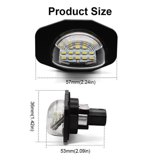 Toyota Auris 2006 Ve Sonrası Oem Plaka Ledi