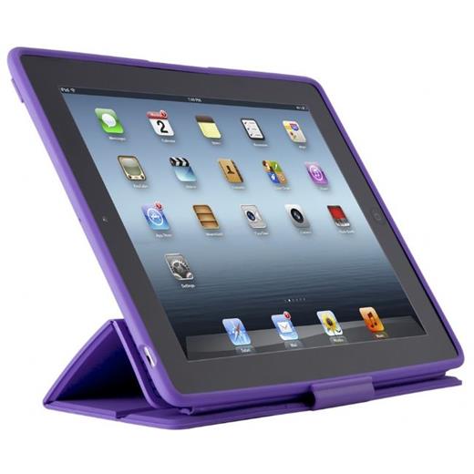 Speck PixelSkin HD Wrap Sert Ipad 3/Ipad 4. Nesil Kılıf ve Standı (Mor Üzüm)