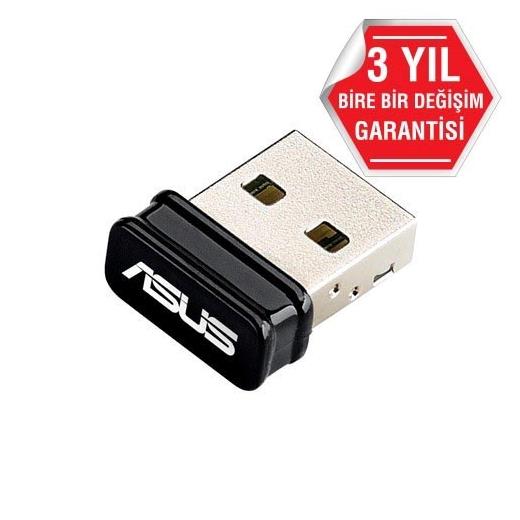 Asus USB-N10 NANO 150Mbps Kablosuz USB Adaptör