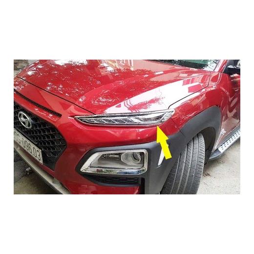 Hyundai Kona Ön Gündüz Ledi Çerçeve - Krom