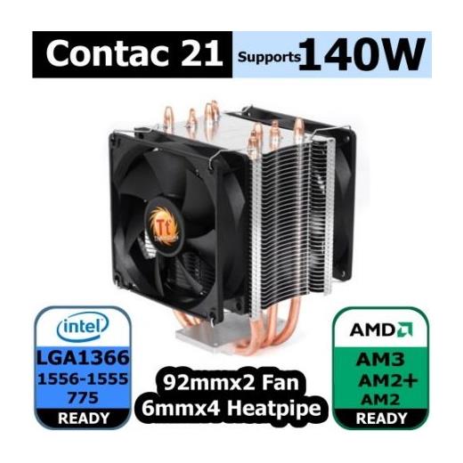 Thermaltake Contac21 CPU Soğutucusu CL-P0600 İntel 1366/1155/1156/775 AMD FM1/AM3 /AM3/AM2