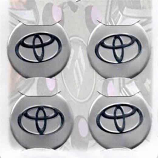 Toyota Gri Alüminyum Yapıştırma Jant Göbeği 4Lü 60Mm