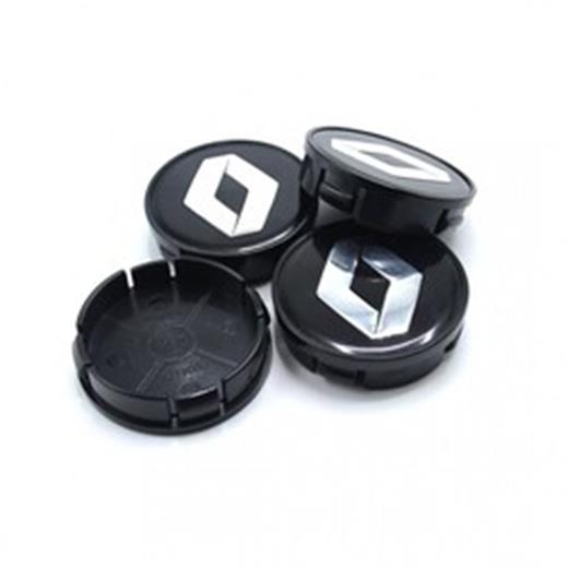 Renault Geçmeli Siyah 55/58 Mm Jant Göbeği