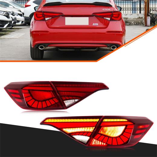 Honda Civic 2022+ Fe1 Dragon Led Stop Kırmızı