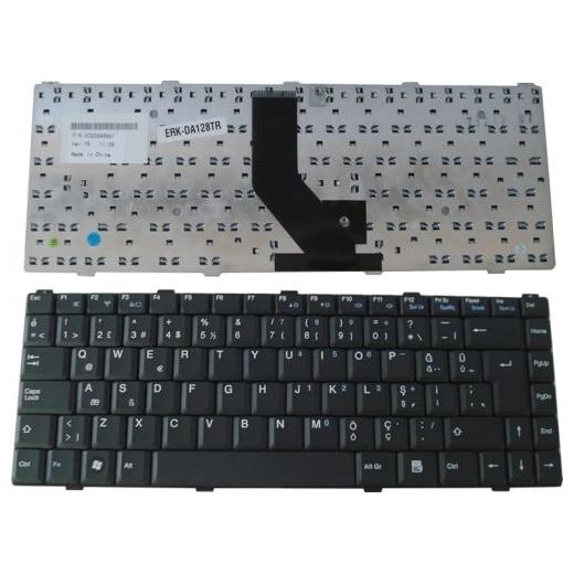 ERK-DA128TRS - Datron Aero PL3, PL5 Serisi Siyah Türkçe Notebook Klavye