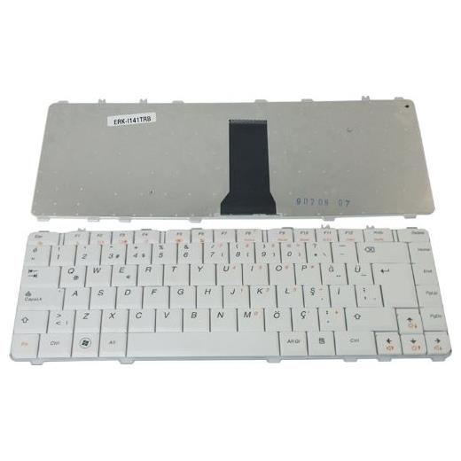 ERK-I141TRB - Lenovo İdeapad Y450, Y450A, Y450G, Y550, Y550A Serisi Beyaz Türkçe Notebook Klavye