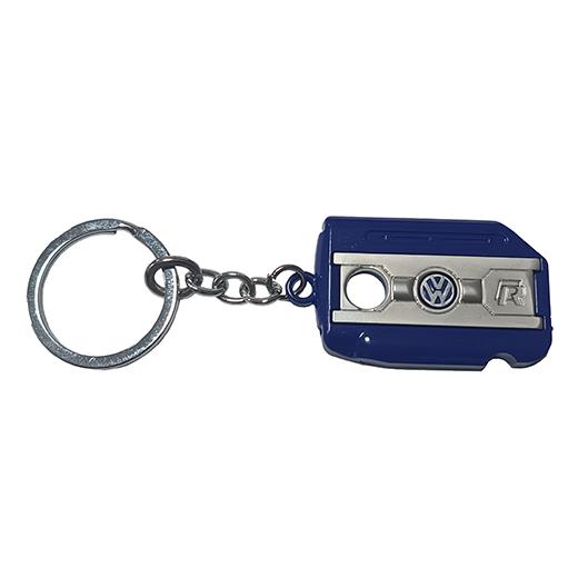 Volkswagen Motor Kapağı Mavi Anahtarlık