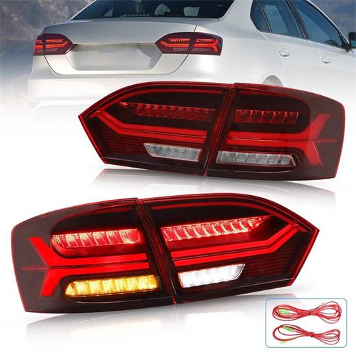 Volkswagen Jetta 2021-2018 İçin Uyumlu Led Stop (Audi Stil) 
