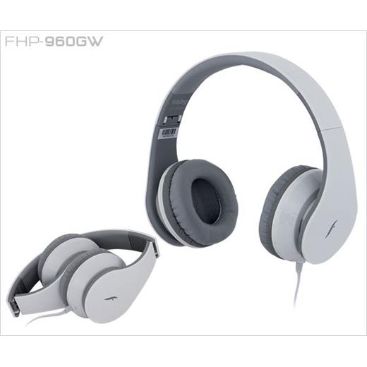 Frisby FHP-960GW BEYAZ/GRİMİKROFONLU KULAKLIK