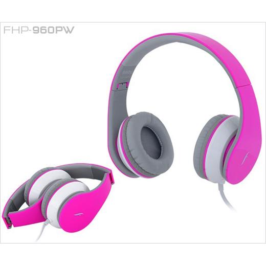 Frisby FHP-960PW PEMBE/BEYAZ MİKROFONLU KULAKLIK