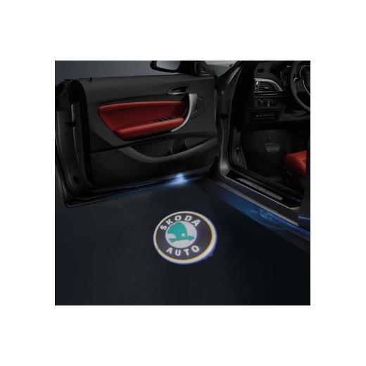 Skoda Kapı Altı Delmeli Hayalet Logo